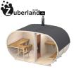 Fass-Sauna Saunafass Sauna Oval aus Fichtenholz