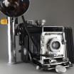 Graflex 4x5 Krone Grafikkamera 127 mm 4 7 Ektar Objektiv Heiland Synchron BLITZ