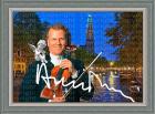 Andr Rieu Fotodruck signiert. NEU. Souvenir. Rarität. Andenken.