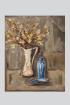 Reproduktion 40x50 Stillleben mit Blumen Bild auf Kunstdruckpapier