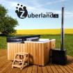 Zuber Badebottich Badefass Outdoor Pool rechteckig 2x1 7m mit Thermoholzumra
