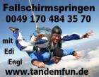 Fallschirmspringen in Dingolfing / Niederbayern