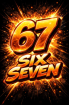 67 Notizbuch Six Seven Buch Six Seven Accessoires Deko Stylisches 3D Cover in