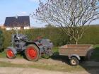 Traktor Eigenbau mit PKW- Anhänger