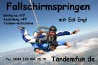 Fallschirmspringen Ausbildung AFF aus 4300m nähe München Regensburg Nürnberg