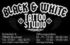 Black White Tattoo-Studio in Bruchsal sucht absofort einen profesionellen Täto