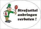 Strafzettel anbringen verboten