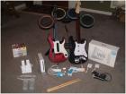 Nintendo Wii Guitar Hero Musik Super Bundle