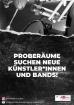 Proberäume suchen neue Bands und Künstler innen