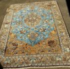 Orientteppich Isfahan mit Seide 140 J. alt T125