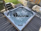 Badezuber Whirlpool 2 0mx1 7m mit Außenofen