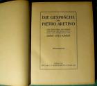 Die Gespräche des Pietro Aretino von 1921 BU007