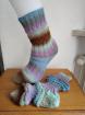Handgestrickte Damensocken Gr. 38