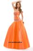 Exklusives Abendkleid 2022 in Orange