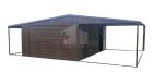 Blechgarage 4x6m 2x Überdachung Carport und Garage Hohe Qualität GP253