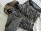 Verkaufe lange Steppjacke Schneeweiß kurze Jacke khaki beide dich gefüttert mi