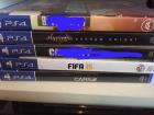 Neuwertige PS4 inkl. Spielen Restgarantie white