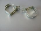 2 Oldtimer Kabelschellen Zugschellen vernickelt dm 25mm