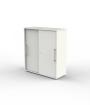 Büroschrank mit Schiebetüren Abmessung 100 x 40 x 111 cm B x T x H