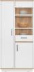 Glasvitrine SANTIAGO 03 Regal Vitrine Vitrinenschrank niedrig 80 x 169 x 40 cm
