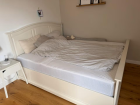 Ikea Birkeland Bettgestell 180x200 Farbe Creme Weiß