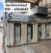 Gebrauchtes Baugerüst Gerüst gebraucht 75m2 0151-41848482 Thieme-Gerueste. de 120m2 Gerüst Layher Pl