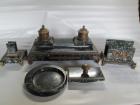 Scheibtisch Set Marmor alt und wertvoll