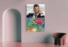 PIERCE BROSNAN Souvenir Kunst Geschenk 60x40 cm mit Rahmen NEU