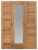 Kleiderschrank 3trg. Spiegel Thomas/ Tollow 3S Kernbuche massiv