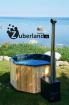 Whirlpool Badezuber achteckig 1 8 1 8m beheizt 8 LED Wassermassage
