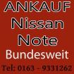 Auto verkaufen Nissan Note - Motorschaden Unfallschaden