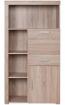 DAMIS 1d1s1b Regal Barschrank Regalschrank Wohnzimmer Breite 90 5cm