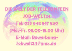 Heimarbeit Telefonistin Job Arbeit Delmenhorst und ü-all 100 Homeoffice Verd b