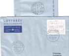 Island Luftpost Iceland Postal History Aerogramme Loftbr f Loftleidis
